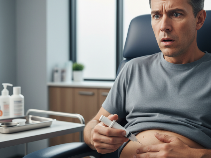 person concerned about Ozempic GLP-1 side effects doctors dont tell you