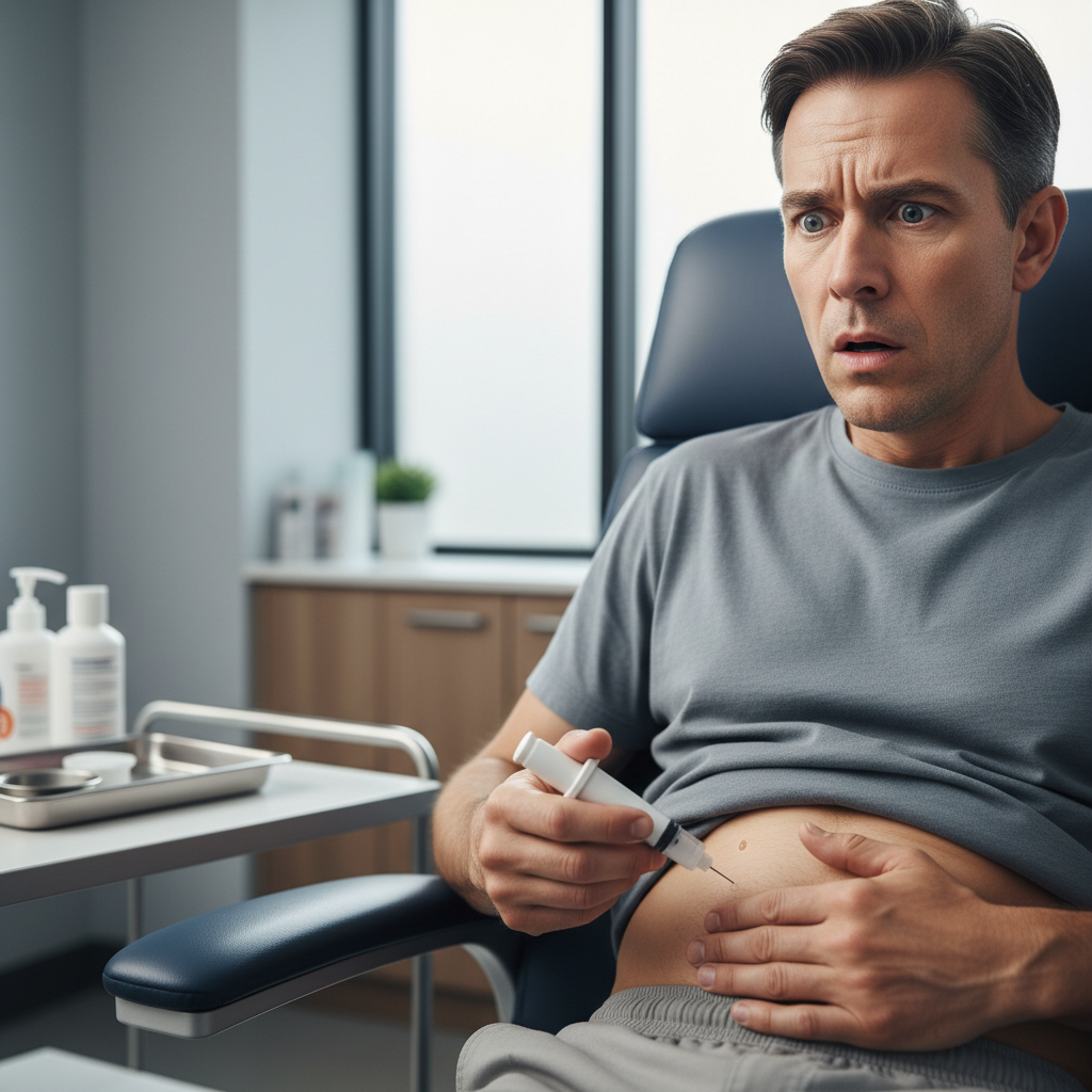 person concerned about Ozempic GLP-1 side effects doctors dont tell you