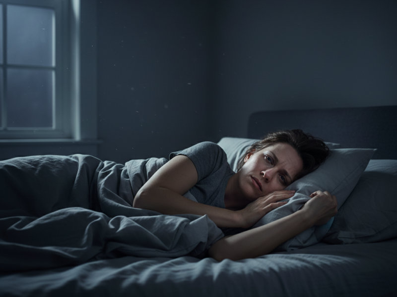 person suffering from sleep deprivation epidemic affecting lifespan