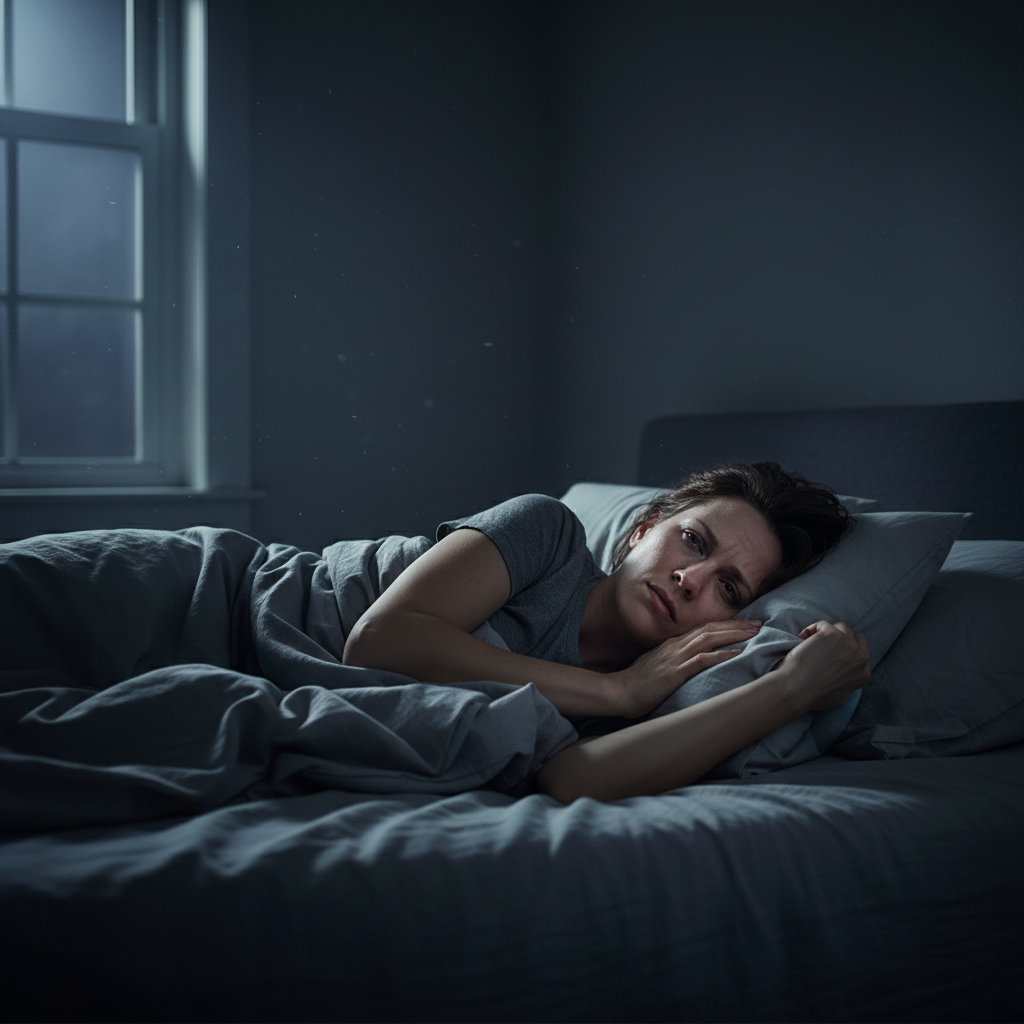 person suffering from sleep deprivation epidemic affecting lifespan